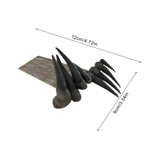 Thriller Devil's Hand Bookmark – Witch Hand Art Figurine for Halloween & Spooky Room Decor